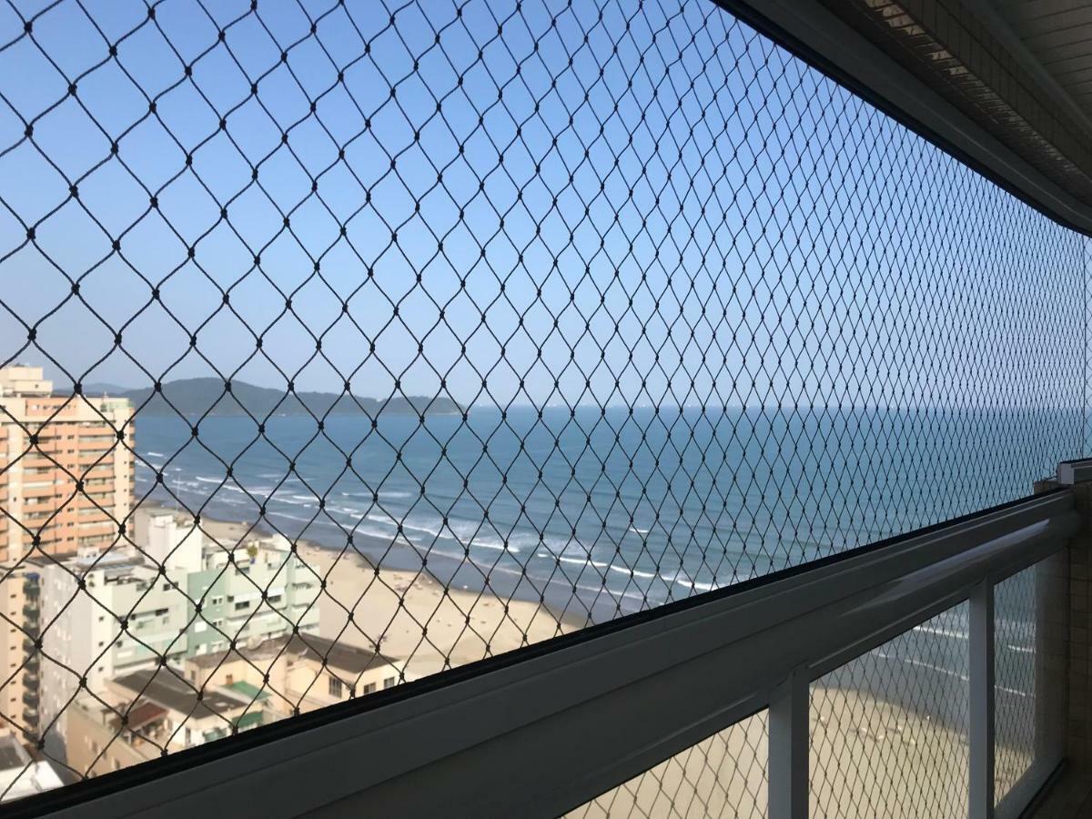 Apto Com Vista Para O Mar, 2 Vagas De Garagem E Churrasqueira Na Varanda Praia Grande  Ngoại thất bức ảnh