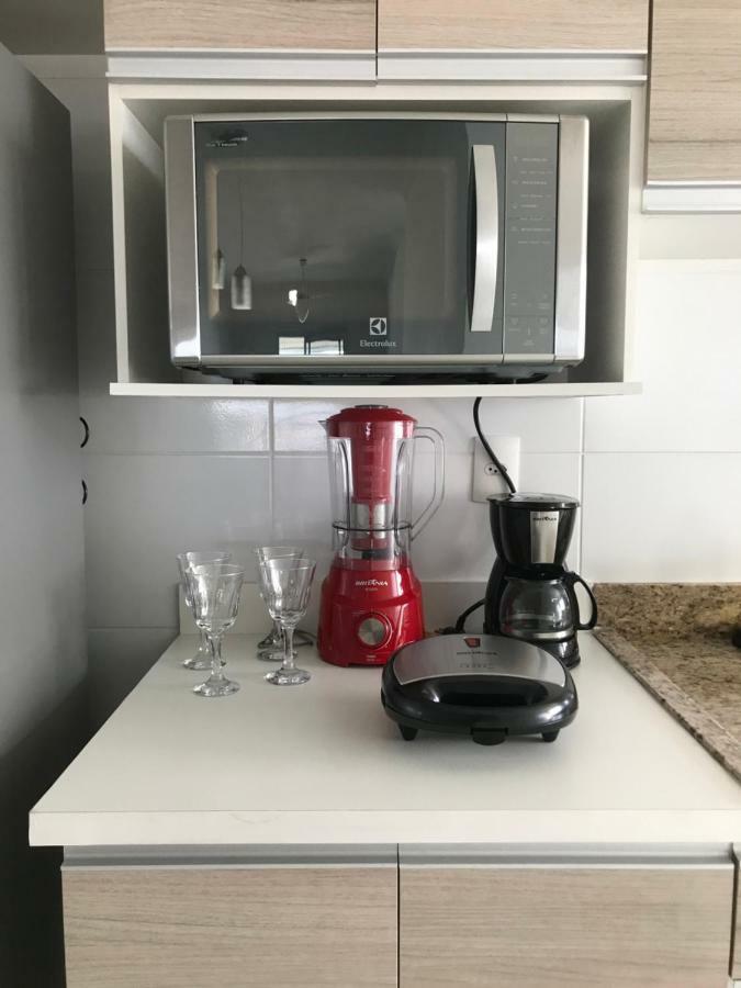 Apto Com Vista Para O Mar, 2 Vagas De Garagem E Churrasqueira Na Varanda Praia Grande  Ngoại thất bức ảnh